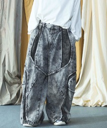 GRANCY】Crazy Design Skinny Flare Denim Pants / クレイジーデザイン