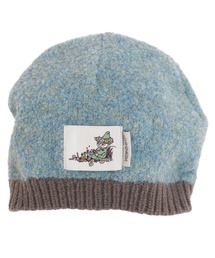MOOMIN（ムーミン）の「MOOMIN ムーミン ワッペン付 ニット帽（ニットキャップ/ビーニー）」