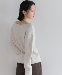 Andemiu | ケーブルニット606758(ニット/セーター)