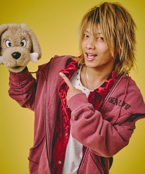 GALFY（ガルフィー）の「GALFY（ガルフィー）穴の向こうにわんちゃんパーカー/ジップアップフーディー メンズ レディース ユニセックス（パーカー・メンズ・レッド/パープル/ブラック・LL/L/M）」の17枚目の写真