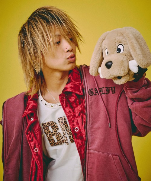 GALFY（ガルフィー）の「GALFY（ガルフィー）穴の向こうにわんちゃんパーカー/ジップアップフーディー メンズ レディース ユニセックス（パーカー・メンズ・レッド/パープル/ブラック・LL/L/M）」の18枚目の写真