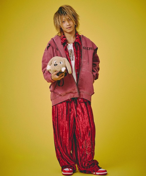GALFY（ガルフィー）の「GALFY（ガルフィー）穴の向こうにわんちゃんパーカー/ジップアップフーディー メンズ レディース ユニセックス（パーカー・メンズ・レッド/パープル/ブラック・LL/L/M）」の21枚目の写真