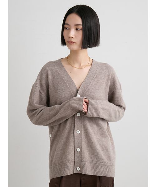 ウール2WAYカシュクールニットカーデ（カーディガン/ボレロ