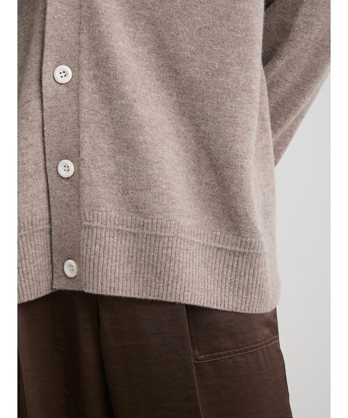 MIESROHE（ミースロエ）の「ウール２ＷＡＹカシュクールニットカーデ（カーディガン/ボレロ・レディース・ベージュ/ライトブルー/グレー・F）」の17枚目の写真