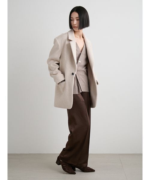 ウール2WAYカシュクールニットカーデ（カーディガン/ボレロ