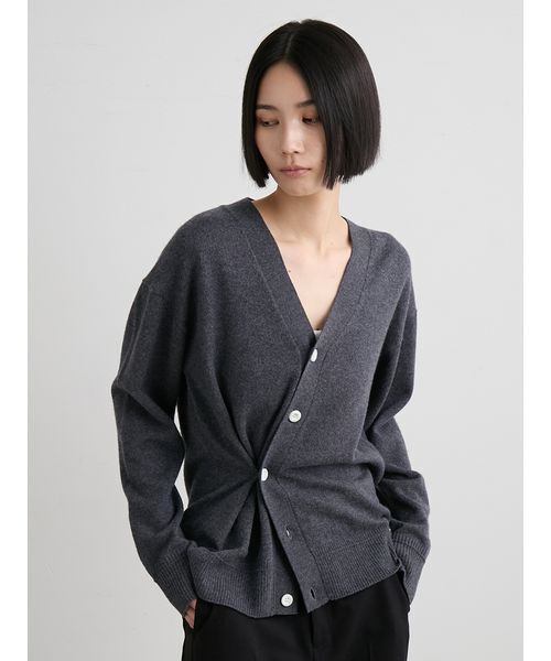 ウール2WAYカシュクールニットカーデ（カーディガン/ボレロ