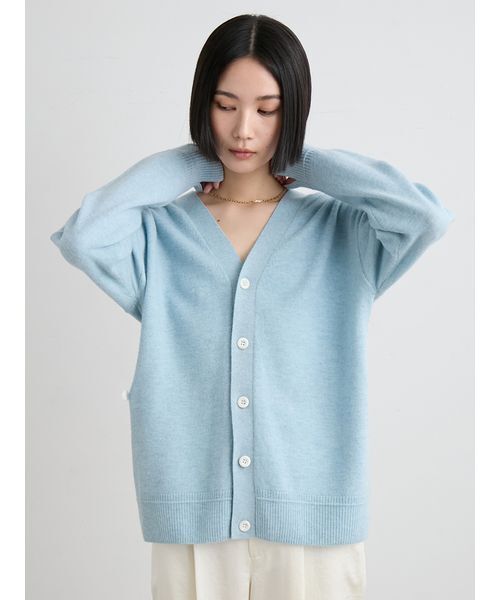 ウール2WAYカシュクールニットカーデ（カーディガン/ボレロ