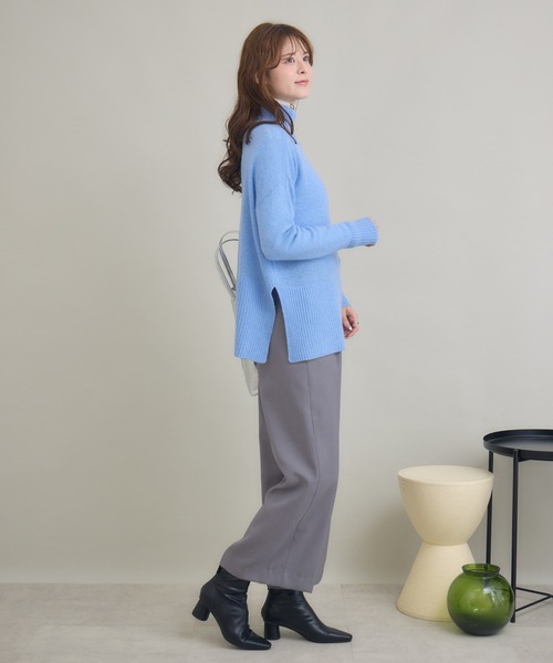 KATHARINE ROSS（キャサリンロス）の「【KATHARINE ROSS】カシミヤゆるっとハイネックニット（ニット/セーター・レディース・ミント/ライトブルー/ピンク/モカ・FREE）」の14枚目の写真