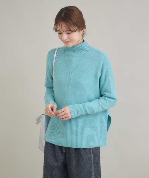 KATHARINE ROSS（キャサリンロス）の「【KATHARINE ROSS】カシミヤゆるっとハイネックニット（ニット/セーター・レディース・ミント/ライトブルー/ピンク/モカ・FREE）」の22枚目の写真