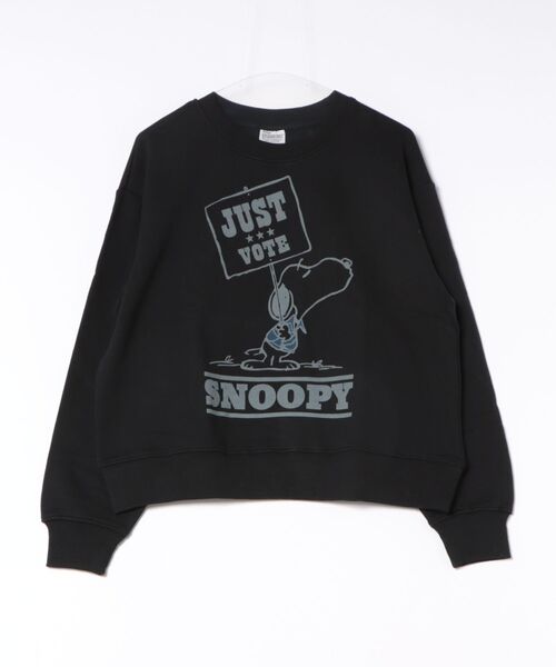 RATTLE TRAP（ラトルトラップ）の「PEANUTS SNOOPY SWT（Tシャツ/カットソー・メンズ・ホワイト/ブラック・L/M）」の2枚目の写真