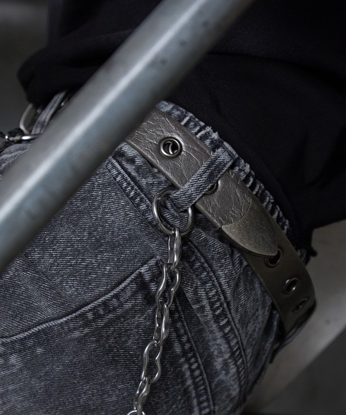 Spielio（シュピーリオ）の「【Spielio】 Vintage western belt / ヴィンテージウェスタンベルト（ベルト・メンズ・アンティークシルバー/ブラック・FREE）」の4枚目の写真