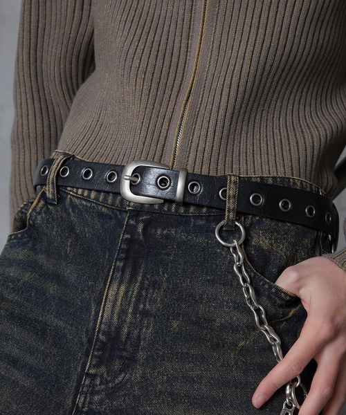 Spielio（シュピーリオ）の「【Spielio】 Vintage western belt / ヴィンテージウェスタンベルト（ベルト・メンズ・アンティークシルバー/ブラック・FREE）」の7枚目の写真