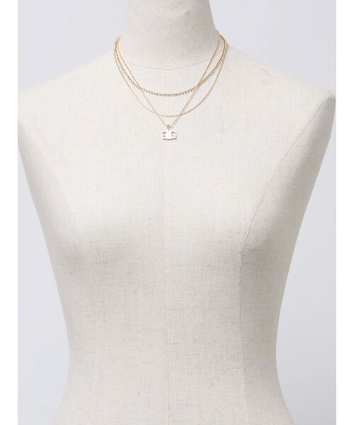 GYDA(ジェイダ)の「JEYSUS Symmetry GYAD3レイヤードネックレス(ネックレス・レディース・シルバー/ゴールド・FREE)」の12枚目の写真