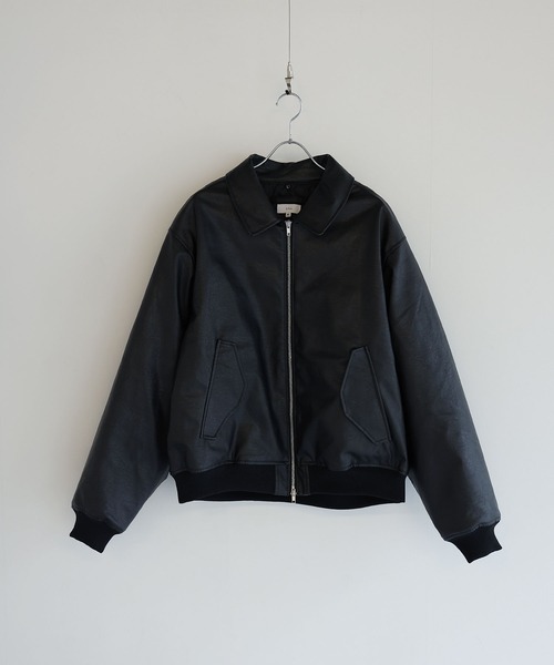 襟ファー2way合皮ジャケット（ブルゾン）｜LILL（リル）のファッション