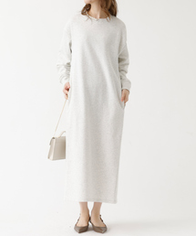 DESIGNWORKS | パール付きスウェットワンピース(ワンピース)