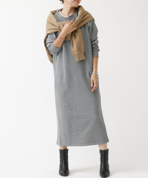 DESIGNWORKS | パール付きスウェットワンピース(ワンピース)