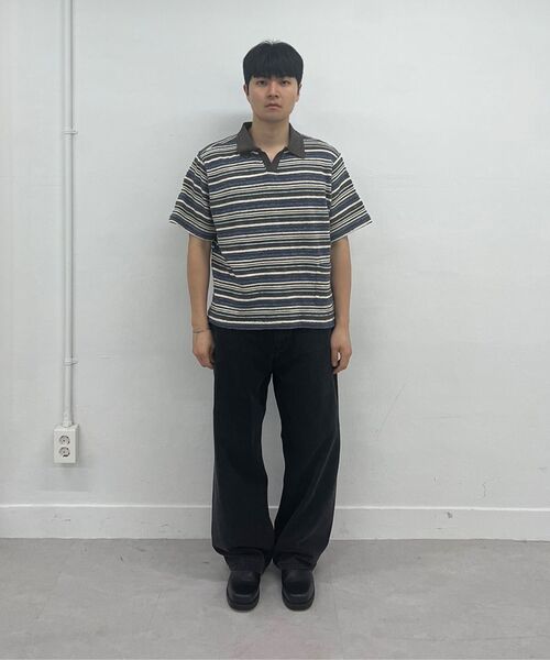 Millo Archive（ミロ アーカイブ）の「スロープワイドパンツ [ディープブラウン]（デニムパンツ・メンズ・その他・SMALL/MEDIUM/LARGE/X-LARGE）」の12枚目の写真