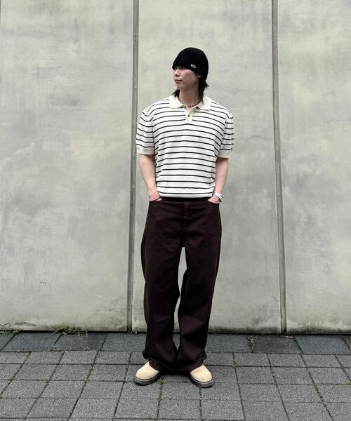 Millo Archive（ミロ アーカイブ）の「スロープワイドパンツ [ディープブラウン]（デニムパンツ・メンズ・その他・SMALL/MEDIUM/LARGE/X-LARGE）」の9枚目の写真