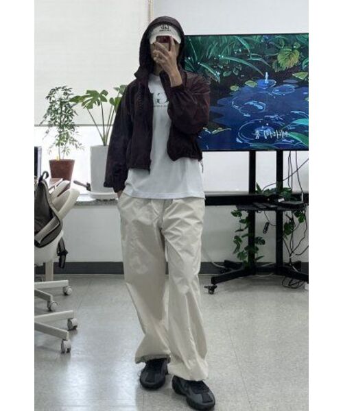 THE GREEN LAB（ザグリーンラボ）の「オーバーサイズウーブンジョガーパンツ[ベージュ]（スウェットパンツ・メンズ・その他・SMALL/LARGE）」の14枚目の写真