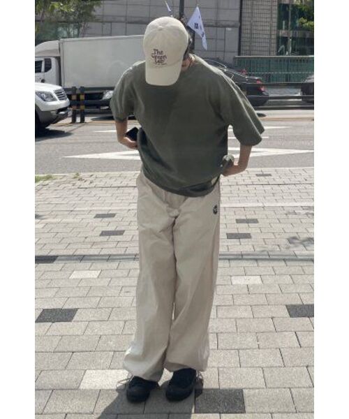 THE GREEN LAB（ザグリーンラボ）の「オーバーサイズウーブンジョガーパンツ[ベージュ]（スウェットパンツ・メンズ・その他・SMALL/LARGE）」の16枚目の写真