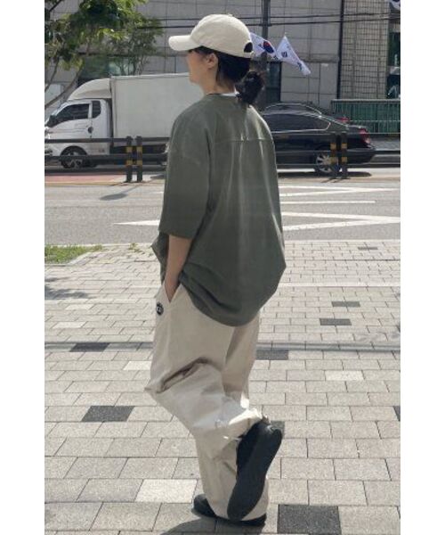 THE GREEN LAB（ザグリーンラボ）の「オーバーサイズウーブンジョガーパンツ[ベージュ]（スウェットパンツ・メンズ・その他・SMALL/LARGE）」の17枚目の写真