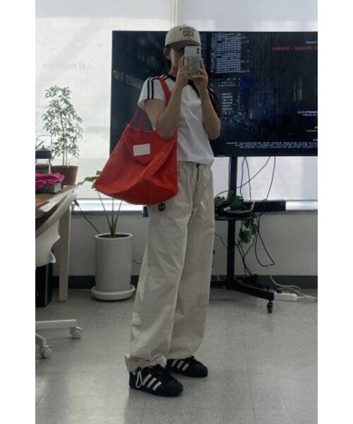 THE GREEN LAB（ザグリーンラボ）の「オーバーサイズウーブンジョガーパンツ[ベージュ]（スウェットパンツ・メンズ・その他・SMALL/LARGE）」の19枚目の写真