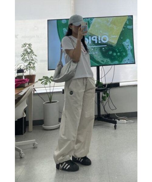THE GREEN LAB（ザグリーンラボ）の「オーバーサイズウーブンジョガーパンツ[ベージュ]（スウェットパンツ・メンズ・その他・SMALL/LARGE）」の22枚目の写真