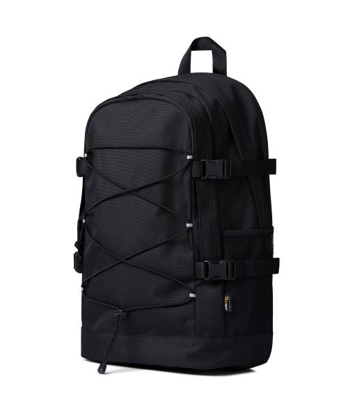 MUSINSA STANDARD（ムシンサスタンダード）の「コーデュロイストリングバックパック[ブラック]（バックパック/リュック・レディース・その他・FREE）」の2枚目の写真