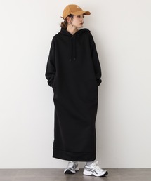 FUNALIVE（ファンアライブ）の「フード付裏起毛ルームワンピース（ルームワンピース）」