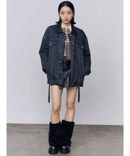 EMODA（エモダ）の「カーゴラップフェイクレザーショートパンツ