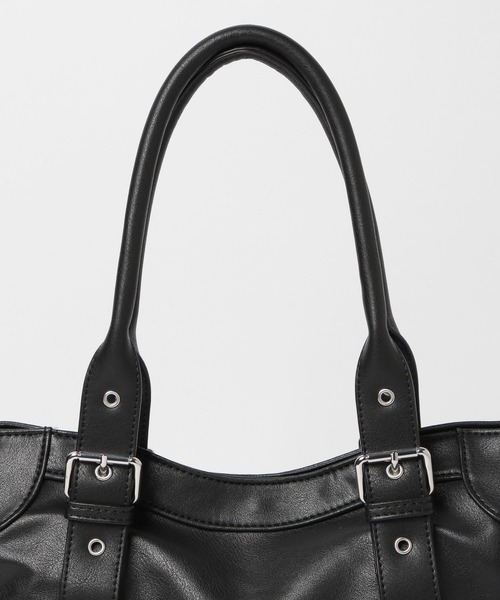 Heather（ヘザー）の「スタッズベルトデザインBAG　613966（ショルダーバッグ・レディース・アイボリー/ブラック/ベージュ・ONE SIZE）」の8枚目の写真