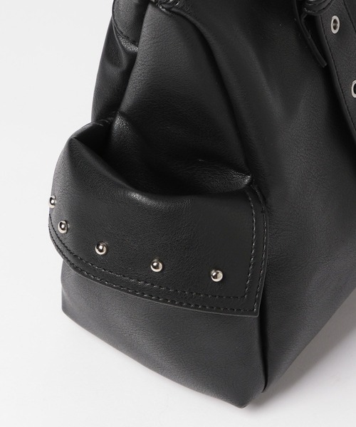 Heather（ヘザー）の「スタッズベルトデザインBAG　613966（ショルダーバッグ・レディース・アイボリー/ブラック/ベージュ・ONE SIZE）」の11枚目の写真
