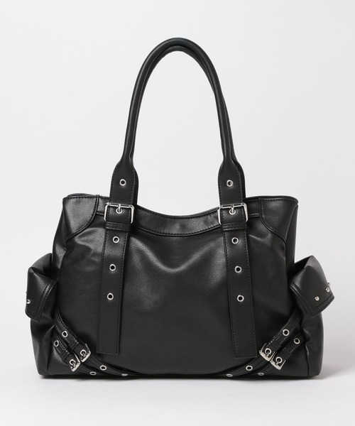 Heather（ヘザー）の「スタッズベルトデザインBAG　613966（ショルダーバッグ・レディース・アイボリー/ブラック/ベージュ・ONE SIZE）」の22枚目の写真