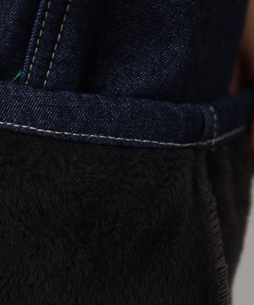.WORKS(ドットワークス)の「.works 裏シャギーデニムコクーンパンツ(デニムパンツ・レディース・ネイビー・S-Short/M-Short/L-Short/S-Regular/M-Regular/L-Regular)」の12枚目の写真