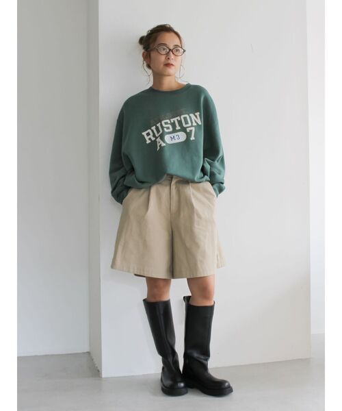 Ungrid（アングリッド）の「レイヤードデザインハーフパンツ（その他パンツ・レディース・ブラック/ベージュ・FREE）」の15枚目の写真