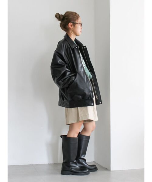 Ungrid（アングリッド）の「レイヤードデザインハーフパンツ（その他パンツ・レディース・ブラック/ベージュ・FREE）」の18枚目の写真