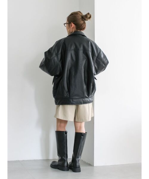 Ungrid（アングリッド）の「レイヤードデザインハーフパンツ（その他パンツ・レディース・ブラック/ベージュ・FREE）」の19枚目の写真