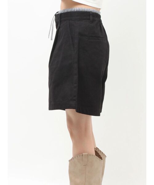 Ungrid（アングリッド）の「レイヤードデザインハーフパンツ（その他パンツ・レディース・ブラック/ベージュ・FREE）」の21枚目の写真