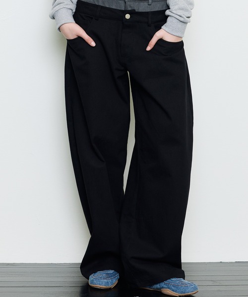 LUVISTRUE(ラヴイズトゥルー)の「EV SKELETON LAYERED PANTS(その他パンツ・レディース・ベージュ/ブラック/ブラウン・FREE)」の1枚目の写真