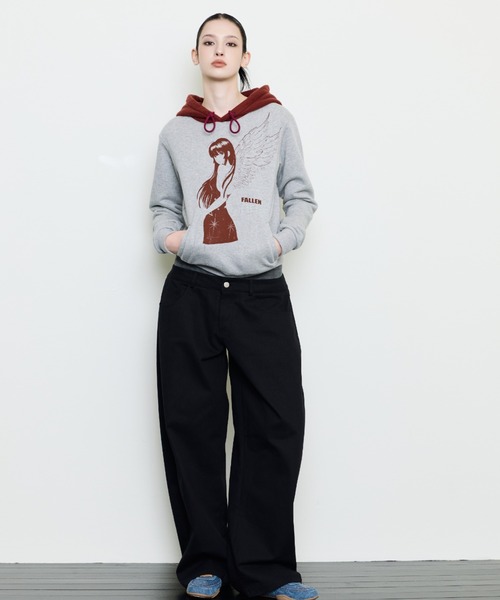 LUVISTRUE(ラヴイズトゥルー)の「EV SKELETON LAYERED PANTS(その他パンツ・レディース・ベージュ/ブラック/ブラウン・FREE)」の6枚目の写真