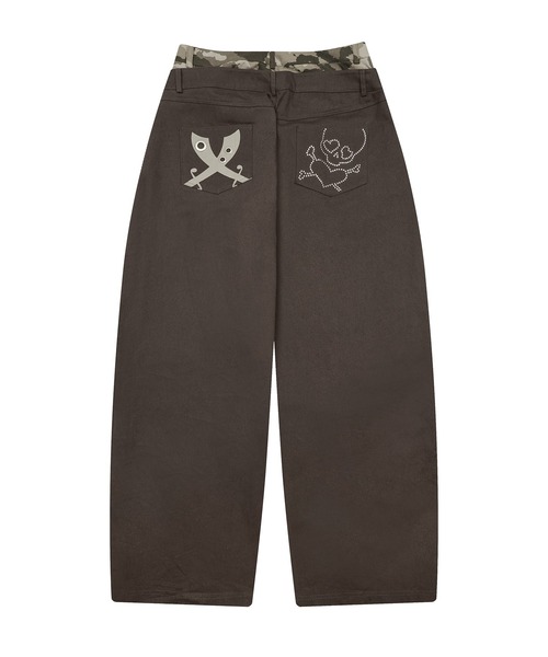 LUVISTRUE(ラヴイズトゥルー)の「EV SKELETON LAYERED PANTS(その他パンツ・レディース・ベージュ/ブラック/ブラウン・FREE)」の21枚目の写真