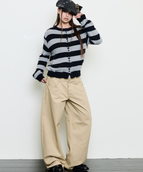 LUVISTRUE(ラヴイズトゥルー)の「EV SKELETON LAYERED PANTS(その他パンツ・レディース・ベージュ/ブラック/ブラウン・FREE)」の5枚目の写真