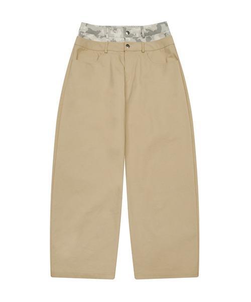 LUVISTRUE(ラヴイズトゥルー)の「EV SKELETON LAYERED PANTS(その他パンツ・レディース・ベージュ/ブラック/ブラウン・FREE)」の16枚目の写真
