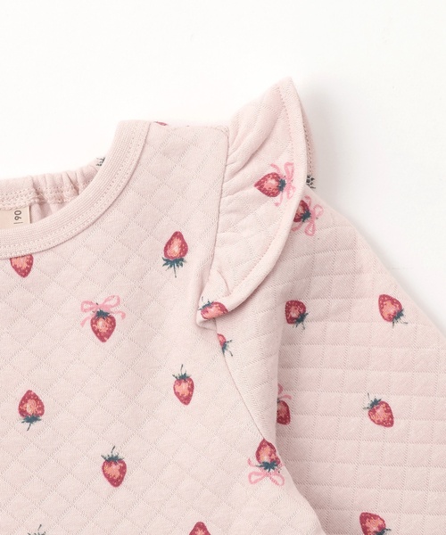 petit main（プティマイン）の「GIRLSキルティングパジャマ（セットアップ・キッズ・アイボリー/サックスブルー/ライトピンク・80ｃｍ/110cm/120cm/130cm/100cm/90cm）」の9枚目の写真