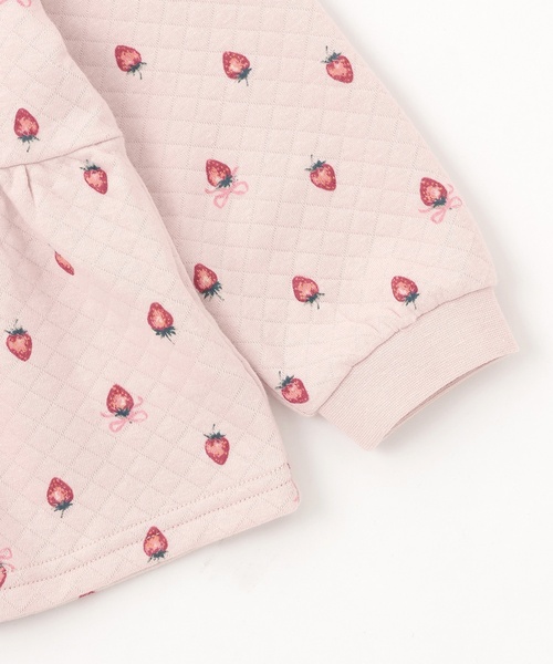 petit main（プティマイン）の「GIRLSキルティングパジャマ（セットアップ・キッズ・アイボリー/サックスブルー/ライトピンク・80ｃｍ/110cm/120cm/130cm/100cm/90cm）」の11枚目の写真