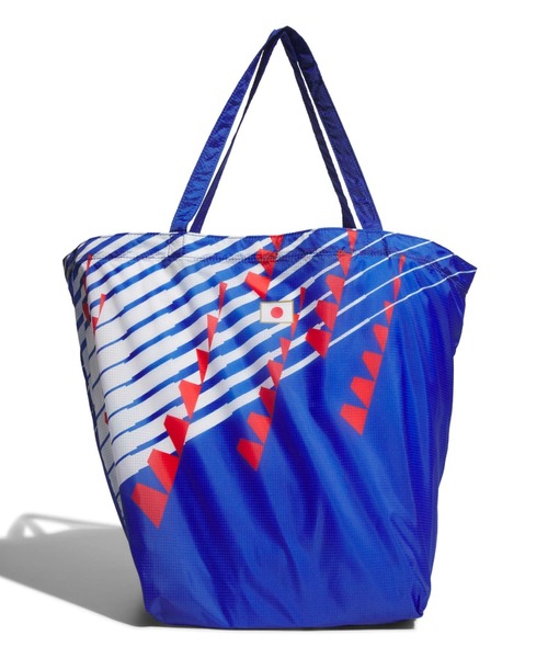 adidas(アディダス)の「adidas PACKABLE BAG BRING BACK / アディダス サッカー日本代表 パッカブル バッグ ブリングバック(トートバッグ・メンズ・ブルー・ONE SIZE)」の3枚目の写真