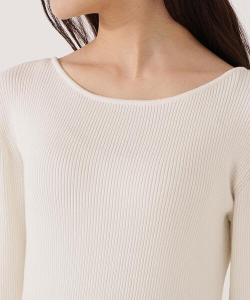 EDIT COLOGNE（エディットコロン）の「＜Ｅ＞チュールドッキングニットワンピース / 1215247102（ワンピース・レディース・ブラック/ホワイト系その他・MEDIUM/P/S）」の8枚目の写真