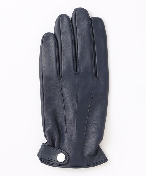 MACKINTOSH PHILOSOPHY（ﾏｯｷﾝﾄｯｼｭ ﾌｨﾛｿﾌｨｰ）の「オールレザー　スマホグローブ（手袋・メンズ・ブラック/ネイビー・FREE）」の6枚目の写真