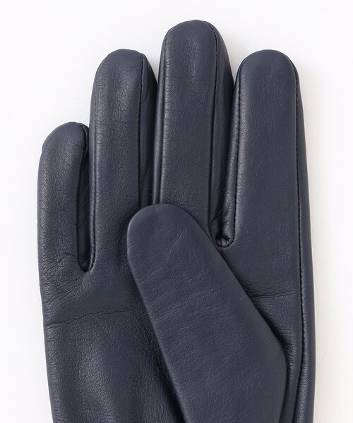 MACKINTOSH PHILOSOPHY（ﾏｯｷﾝﾄｯｼｭ ﾌｨﾛｿﾌｨｰ）の「オールレザー　スマホグローブ（手袋・メンズ・ブラック/ネイビー・FREE）」の7枚目の写真