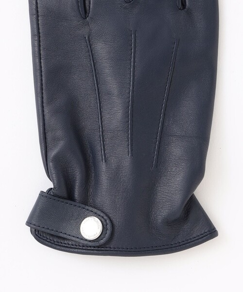 MACKINTOSH PHILOSOPHY（ﾏｯｷﾝﾄｯｼｭ ﾌｨﾛｿﾌｨｰ）の「オールレザー　スマホグローブ（手袋・メンズ・ブラック/ネイビー・FREE）」の8枚目の写真